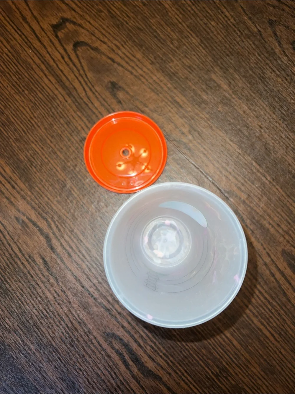Starbucks Translucent Marble Cold Color Changing Cup with Pink Lid